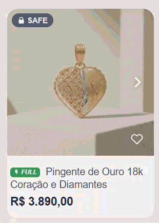 Card com vídeo de catálogo